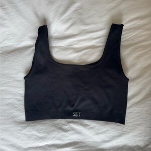 SET Active Sculptflex Black Sports Bra